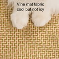 thumbnail image 4 of Pet Coolings Mat Summer Cooling Pad for Cats, Tear Proof Rattan, Fabric Ventilated Breathability, Summer Pet Supplies, 4 of 6