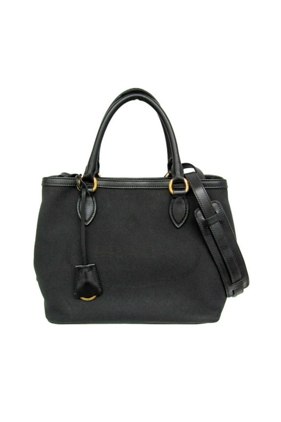 Pre-Owned Prada LOGO JACQUARD 1BA172 Women's Leather,Jacquard Handbag,Shoulder Bag... (Good)