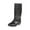 E, variant on Women's Hight Top Rain Shoes Fashionable Adult Ladies Booties with V𝗂ntage F𝗅oral Printed S𝗅ip On Wate𝗋proof Rainboot for Daily Chores Work