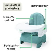 Ingenuity Deluxe Comfort Folding Baby Booster - Adjustable Height - Cushioned - Lightweight - 6M-3Y