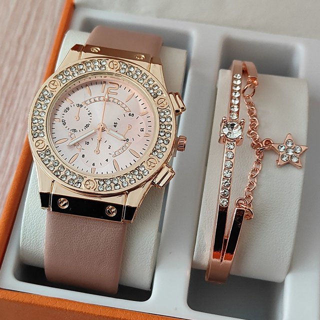 Reloj de pulsera de cuerda para mujer con superficie de uña de tira de aleación, superficie multicolor con cinta de terciopelo, reloj de pulsera