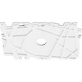 thumbnail image 2 of 24"W x 16"H x 3"ID x 8 1/2"C x 1"P Novo Architectural Grade PVC Contemporary Ceiling Medallion, 2 of 11