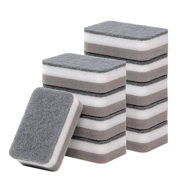 ,10Pcs Cleaning Scrub Sponges Dishwashing Sponge Cleaning Sponges Innovative Solution