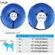 thumbnail image 2 of BRILLAR Collar protector inflable para perros - Collar para mascotas ajustable y cómodo con velcro (grande), 2 of 5