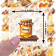 thumbnail image 6 of Cartoon Honey Theme Stickers, Waterproof Honey Theme Sticker for Water Bottle Laptop Phone Cases Planner Skateboard Luggage Helmet Party Favor Decor, Ideal for Adults Teens Teacher Rewards, 6 of 8
