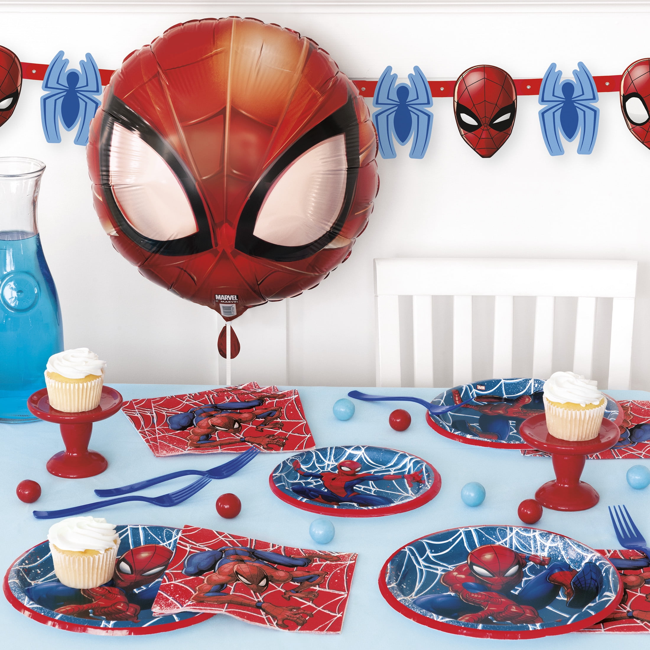 Spider-Man Round Foil Balloon 18”, 1ct