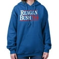 thumbnail image 4 of 1984 Presidential Election Political Hoodie Sweatshirt Women Men Brisco Brands X, 4 of 8