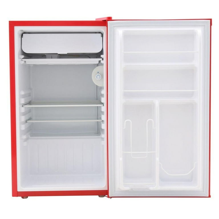 Nostalgia 3.2 cu. ft. Mini Fridge in Red with Freezer CKRF32CR - The Home  Depot