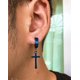 thumbnail image 5 of boucles D'oreilles Croises De Style Clip Non Perfor (8 Pices) Ensemble De Boucles D'oreilles Charnire Pour Hommes Et Femmes Graduación Pques Nol, 5 of 5