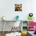 thumbnail image 2 of Stupell Industries Roaring Dinosaur Vibrant Pattern Wall Plaque Art, design by Creative Studio, 12 x 12, 2 of 7