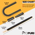 thumbnail image 5 of propuri Dryer Vent Cleaning Kit, Dryer Lint Vacuum Attachment and Flexible Dryer Lint Brush,2PCS Black, 5 of 7