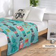 thumbnail image 4 of Christmas Nutcracker Tree Horse Flannel Fleece Throw Blanket Winter Xmas 50x60 Inches Soft Blanket for Couch,Cozy,Warm,Lightweight, 4 of 6