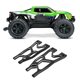 thumbnail image 5 of Brazo De Suspensión Inferior Delantero Trasero RC, Reemplazo De Combinación Precisa Accesorios De Automóvil RC Aleación De Aluminio 1 Par Realista Para X MAXX 1/5 RC Car, 5 of 8
