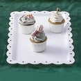 thumbnail image 4 of 4pcs Plastic Cake Stands Set Cake Holder for Wedding Birthday Party Baby Shower (White), 4 of 6