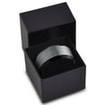 thumbnail image 4 of Charming Jewelers Tungsten Wedding Band Ring 10mm for Men Women Comfort Fit Black Beveled Edge Polished Brushed Lifetime Guarantee Size 10, 4 of 5