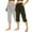 Army Green—Capris, variant on BVOFAR Womens Pull On Capri Pants Lightweight High Waist Yoga Capris Comfy Straight Leg Lounge Pants with Pockets Sky Blue L