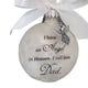thumbnail image 3 of Inteprter Bola de plumas Ángel en adorno conmemorativo signo decoraciones conmemorativas para papá mamá decoración familiar bola Navidad decoración Decoración del hogar papá Inteprter HA003103-01, 3 of 6