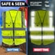 thumbnail image 3 of Chaleco de Seguridad NEIKO Alta Visibilidad Clase 2 Amarillo Neón 5XL, 3 of 6