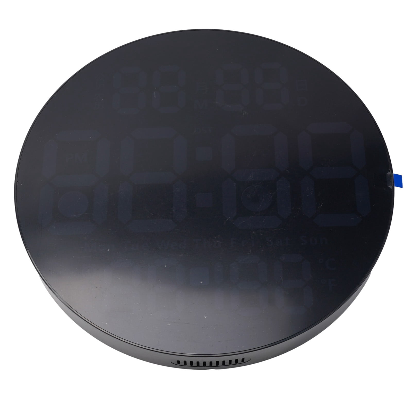 Leke 10 Inch Digital Wall Clock with Alarm Temperature and Hygrometer