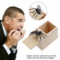 thumbnail image 2 of Spider Box Wooden Prank Spider Hidden In The Box Realistic Toy Scare Toy Prank Tricky Boys, 2 of 7