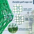 thumbnail image 5 of 10X10X10FT Golf Practice Net Cage w/ Metal Frame Hitting Net Kit Indoor Outdoor, 5 of 9