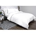thumbnail image 1 of JUBILEE WHITE DUVET COVER TWIN SET, 1 of 2