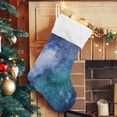 thumbnail image 5 of Coolnut 17.7 Inch Christmas Stockings, 1 PCS Blue Galaxy Presonalized Large Stocking Sock for Family Holiday Xmas Party Decorations, 5 of 7