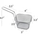 thumbnail image 1 of 16X Mini Cestas para FreíR, Red de la Cesta de la Viruta de las Patatas Fritas del Alambre de la , Cestas de PresentacióN de Alimentos Soporte de Patatas Fritas para Cocina D, 1 of 4