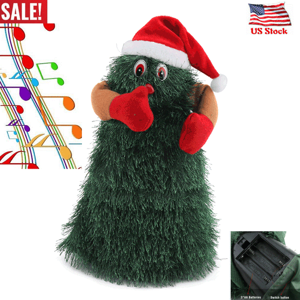 Musical Santa Claus Christmas Toy Dancing Singing Christmas Tree Doll
