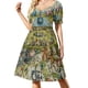 thumbnail image 1 of El Jardín de las Delicias - El Bosco Vestido de manga corta vestido mujer verano, 1 of 7