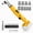 Yellow Compatible With Dewalt 20v Battery, variant on 1/2" Cordless Ratchet Wrench Compatible with Milwaukee 18V Battery(Tool Only), 3-in-1 96FT-LBS Brushless Electric Ratchet with 3/8" Adapter & 1/4" Hex Bits, 6-Speed, 360° Rotating Head for Engine