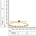 thumbnail image 3 of Gem Stone King 0.60 Ct Round Yellow Citrine 18K Yellow Gold Plated Silver Bracelet for Women, 3 of 3