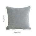 thumbnail image 3 of XWSHYW Almohada Juego de Almohadas de Terciopelo Esmerilado para Sofá, Cojín para Sala de Estar, Jacquards de Color Sólido, Cojín Grueso para Cintura, Reposacabezas de Terciopelo para Cama, 3 of 6