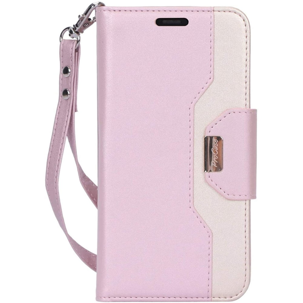 iPhone 11 Pro Wallet Case for Women, Flip Folio PU Leather Case with