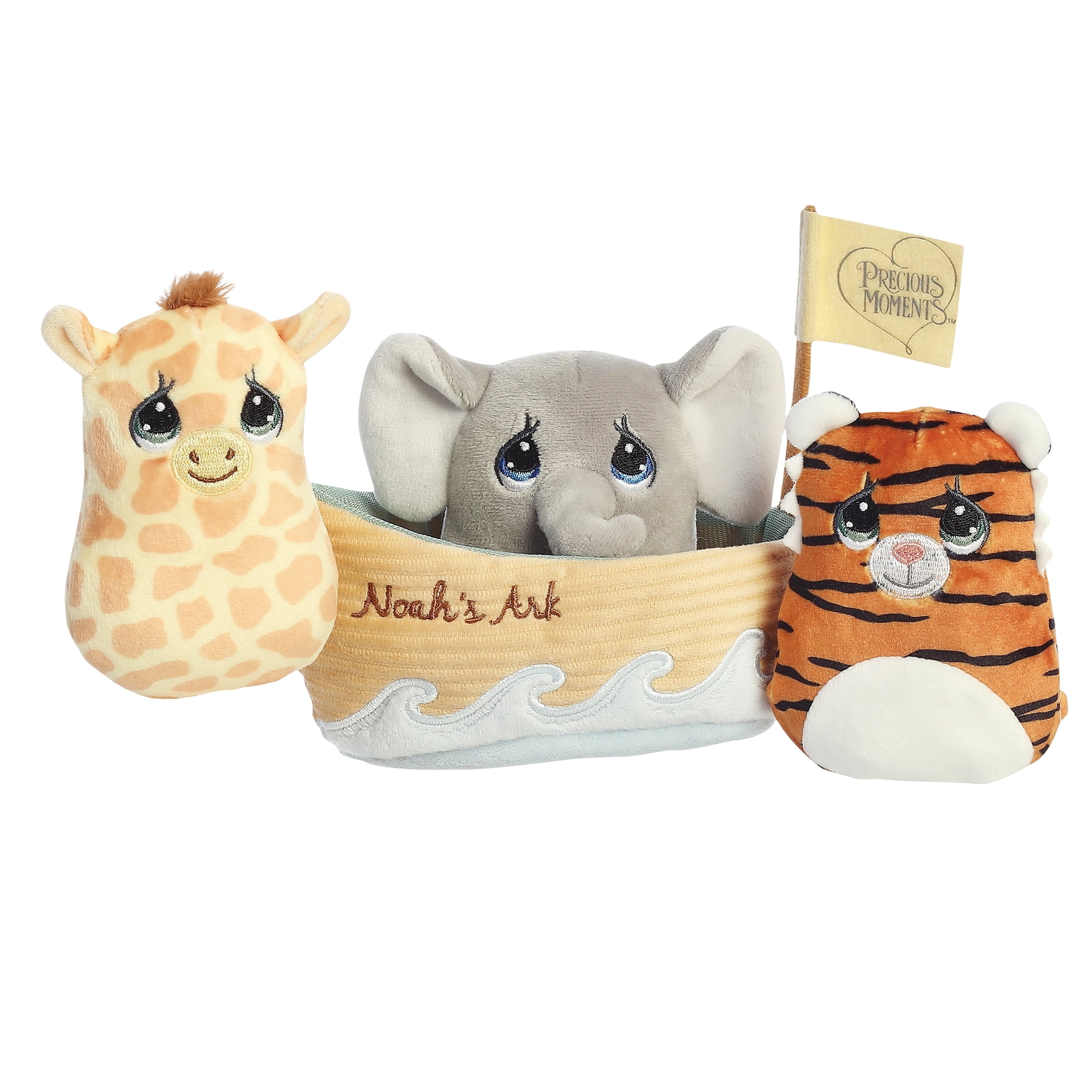 Collections Etc Precious Moments Noah s Ark 4 Piece Plush Playset
