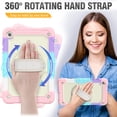 thumbnail image 3 of Funda de tablet HXCASEAC para Samsung Galaxy Tab A9+ Plus 11" - Rosa, 3 of 9