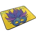 thumbnail image 2 of GZHJMY Mardi Gras Door Mats Non-Slip Washable Indoor Outdoor Entrance Welcome Floor Mat for Kitchen Bathroom Bedroom Home Decor, 23.6"x15.7", 2 of 7