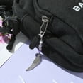 thumbnail image 6 of Flower/Crown/Wing Alloy & Glass Pendant Decorations with Alloy Lobster Claw Clasps Mixed Color 56~70mm 3pcs/set, 6 of 6
