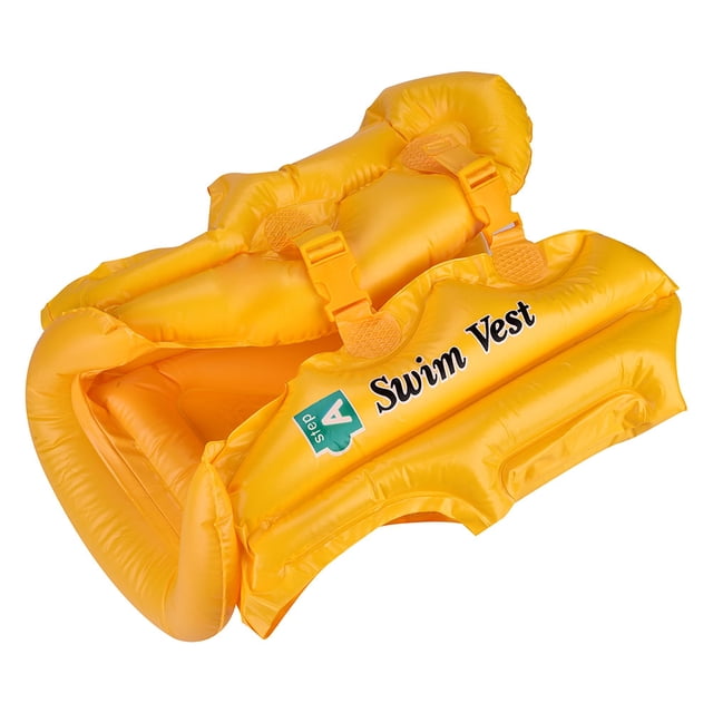Life Jacket, Eco Friendly Children Life Vest PVC Convenient Double Buckle for Boating