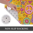 thumbnail image 3 of Kdxio Peace Love and Dove Flower Power,16" x 24", Non-Slip Front Door Mats,Outdoor Welcome Mat Washable, 3 of 9