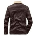 thumbnail image 4 of Vedolay Jacket for Men Long Sleeve Cardigan Blouse Brown,L, 4 of 4