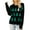 Black, variant on QAFOPEH Women Christmas Tree Sequin Printed Crew Neck Long Sleeve Knitted Sweater