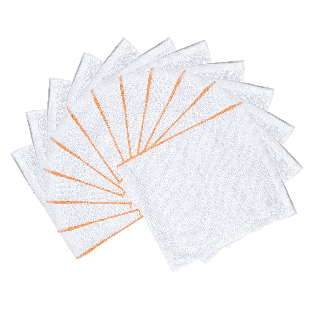 PRO-SOURCE Cotton Utility Towel: Virgin Terry Cloth - White, 19 Long, 16 Wide, Low Lint, 3 to 4 Pcs/lb, 5 lb Pack | Part #PS-N030-W69-5