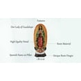 thumbnail image 3 of Our Lady of Guadalupe (Virgen de Guadalupe) Statue - Available in 8, 12, 16, and 24 Inches - Patroness of the Americas (XLx24"Inches), 3 of 6