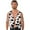 Black, variant on Aiihoo Mens Cow Print Waistcoat Vest Tops Flannel Open Front Sleeveless V Neck Vest Cardigan Black XXL