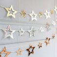 thumbnail image 2 of Hollow Five-pointed Star Paper Garland For Birthday Christmas Party Decorations, 2 of 7
