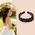 thumbnail image 5 of Unique Bargains Headband Synthetic Braided Hairpiece Wide Hair Band Hair Accessory for Various Looks Deep Brown, 5 of 6