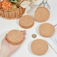 thumbnail image 3 of Tapón de corcho de madera, tapones para botellas, plano y redondo, BurlyWood, 91 x 85 x 20 mm, 3 of 6