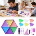 thumbnail image 1 of BotaniNest Multifunctional Rotating Drill Plate Arts And DIY For Kids Educational Construction Building, 1 of 7