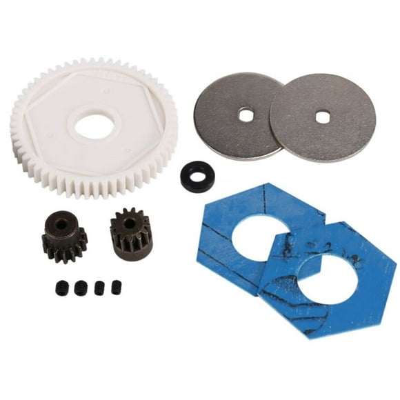 Gearbox 54T Spur Gear 13T and 15T Motor Gear for Axial SCX10 II 90046 90047 1/10 RC Crawler Car Upgrade Parts,White